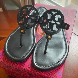 Tory Burch Black Miller Sandals